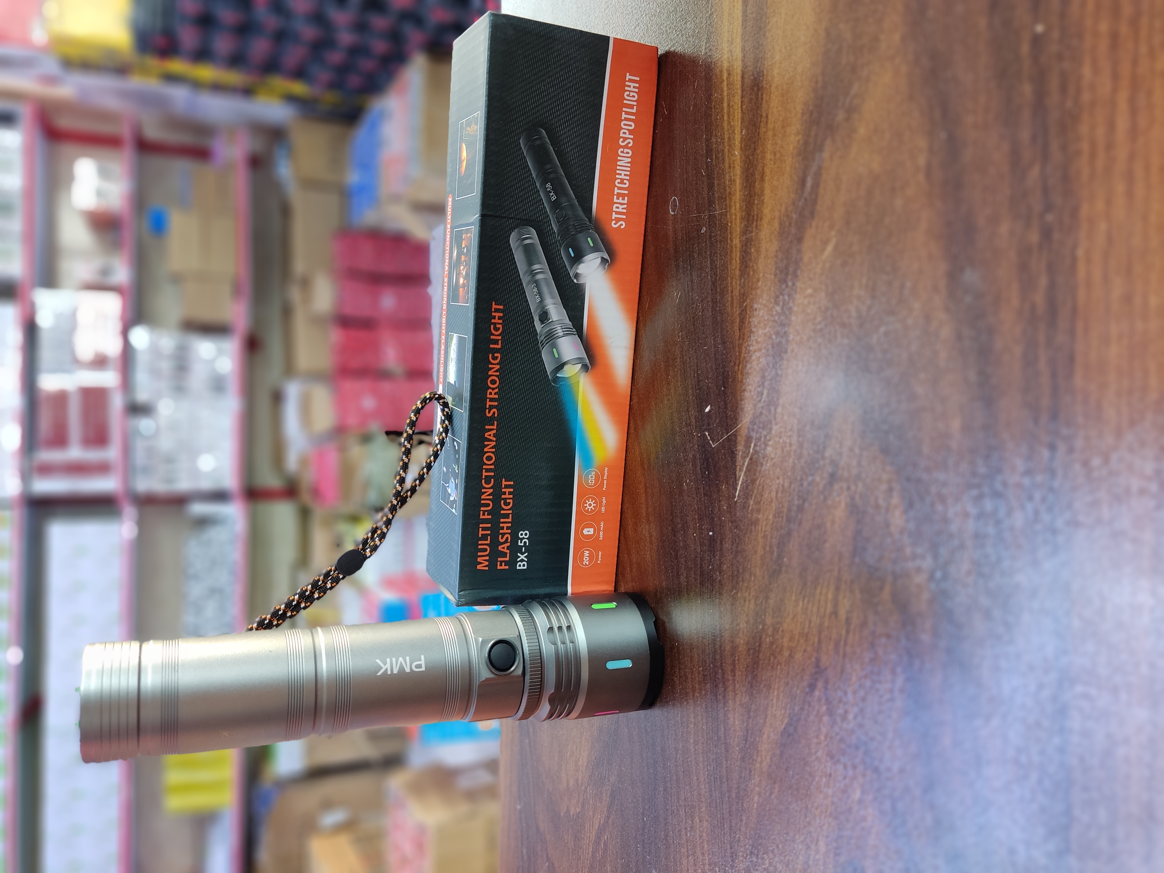 چراغ قوه دور برد کد BX-58 سفارشی PMK
