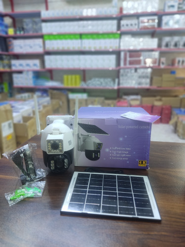 دوربین مداربسته خورشیدی با صفحه سولار کیفیت 4K